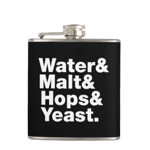 Cantil Cerveja = Água & Malte & Saltos & Levedura.