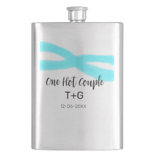Cantil Céu aqua azul pastel um casal quente adicionar nom