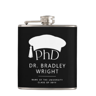 Cantil Chapéu de Doutorado Personalizado PhD Formatura