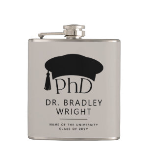 Cantil Chapéu de Doutorado Personalizado PhD Formatura
