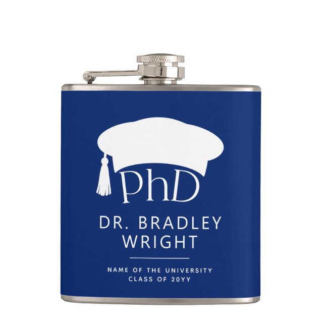 Cantil Chapéu de Doutorado Personalizado PhD Formatura (Frente)