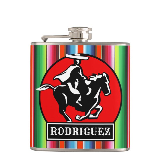 Cantil Charro Horse, nome personalizado, sérvia mexicana  (Frente)