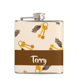 Cantil Chaves Douradas da casa a rosa