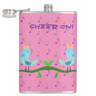 Cantil Cheer Vinyl Wrapped Flask