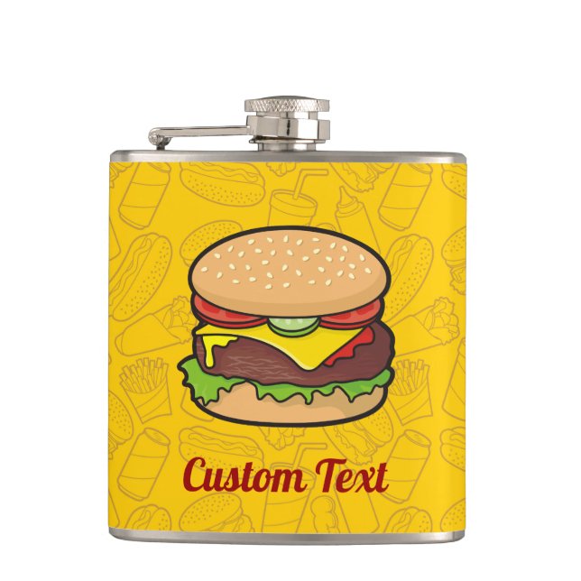 Cantil Cheeseburger Flask (Frente)