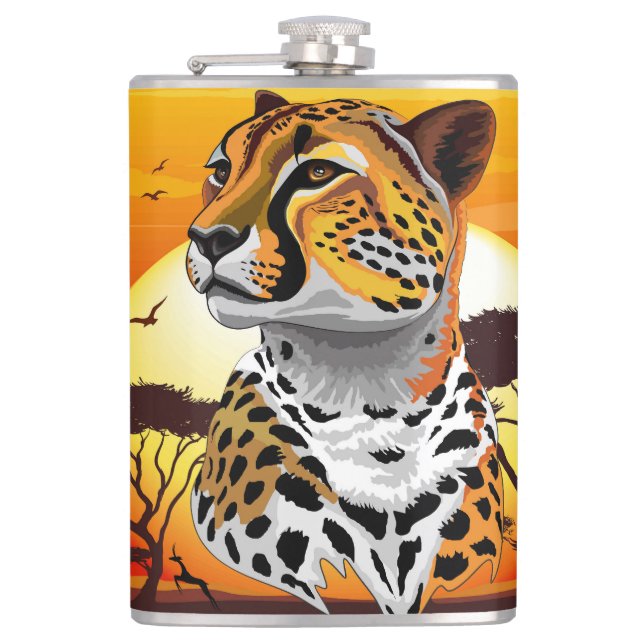 Cantil Cheetah African Feline Wild Animal (Frente)