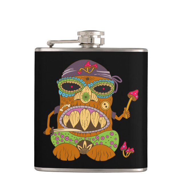 Cantil Chef de Cachineira de Cachorro, Preto Engraçado (Frente)