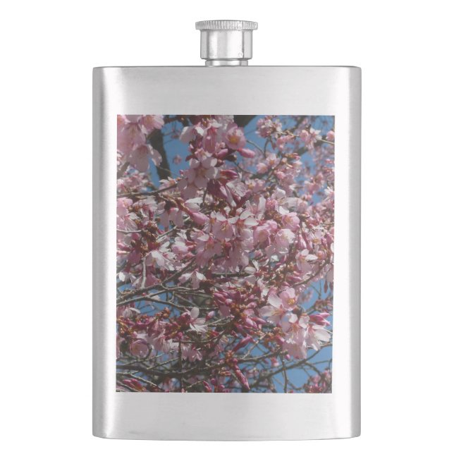 Cantil Cherry Blossoms e Blue Sky Primavera Floral (Frente)