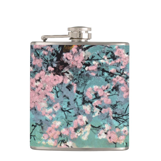 Cantil Cherry Blossoms Flask (Frente)