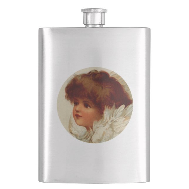 Cantil Cherub Angel Flask (Frente)