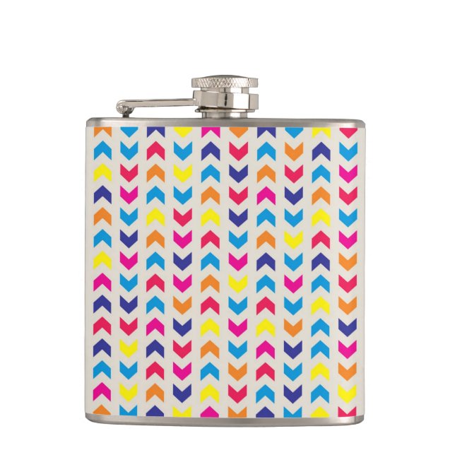 Cantil Chevron asteca colorido (Frente)