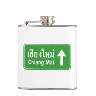 Cantil Chiang Mai À Frente ⚠ Sinal De Tráfego Rodoviário 