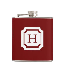CANTIL CHIC FLASK_18 RED WITH CLASSIC MONOGRAM