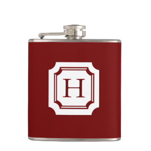 CANTIL CHIC FLASK_18 RED WITH CLASSIC MONOGRAM