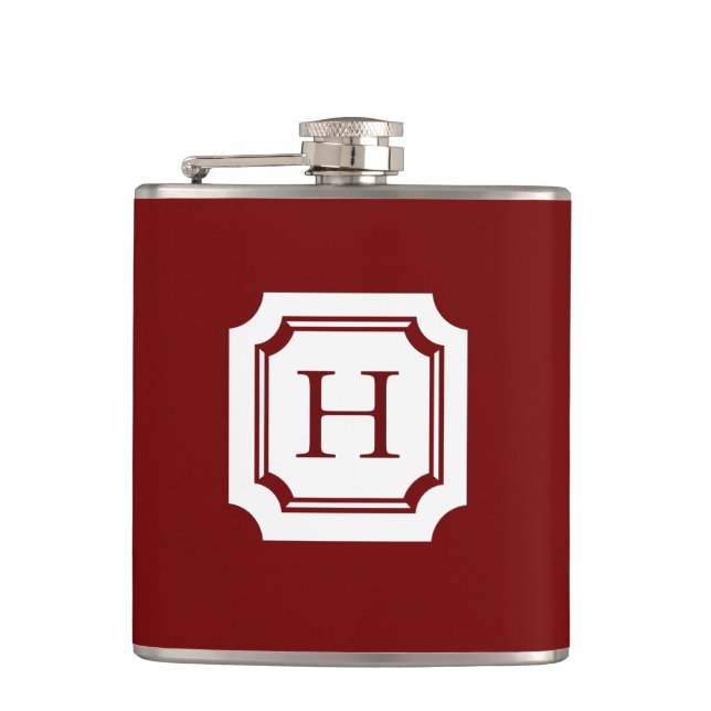 CANTIL CHIC FLASK_18 RED WITH CLASSIC MONOGRAM (Frente)