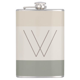 Cantil Chic personalizado com monograma inicial moderno