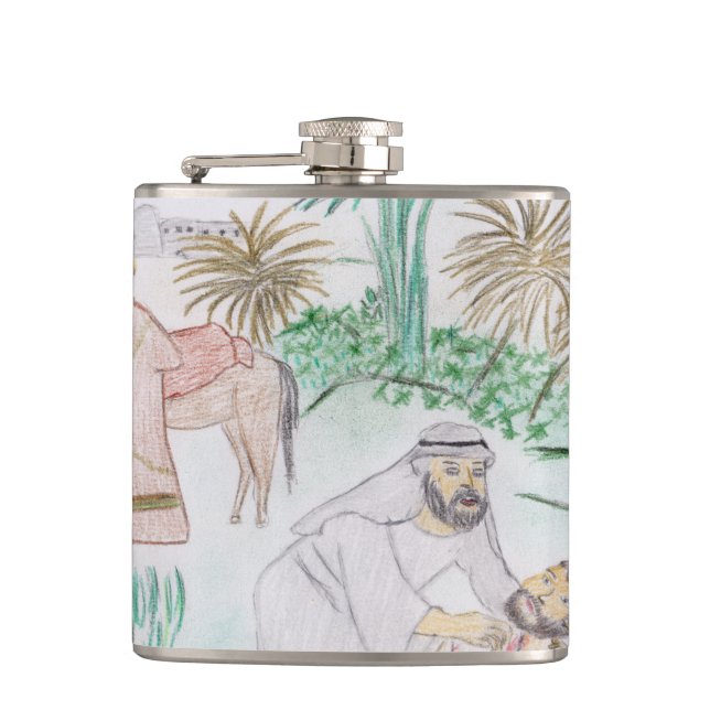 Cantil Christian Trabalho de arte O bom samaritano (Frente)