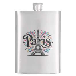 Cantil Cidade das Luzes: Arte Tipográfica Bold Paris