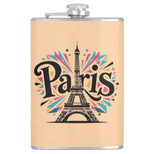 Cantil Cidade das Luzes: Arte Tipográfica Bold Paris