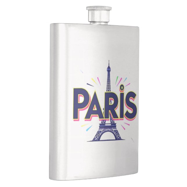 Cantil Cidade das Luzes: Arte Tipográfica Bold Paris (Direita)