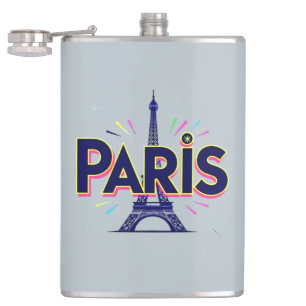 Cantil Cidade das Luzes: Arte Tipográfica Bold Paris