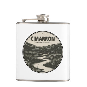 Cantil Cimarron National Grassland Kansas Córrego