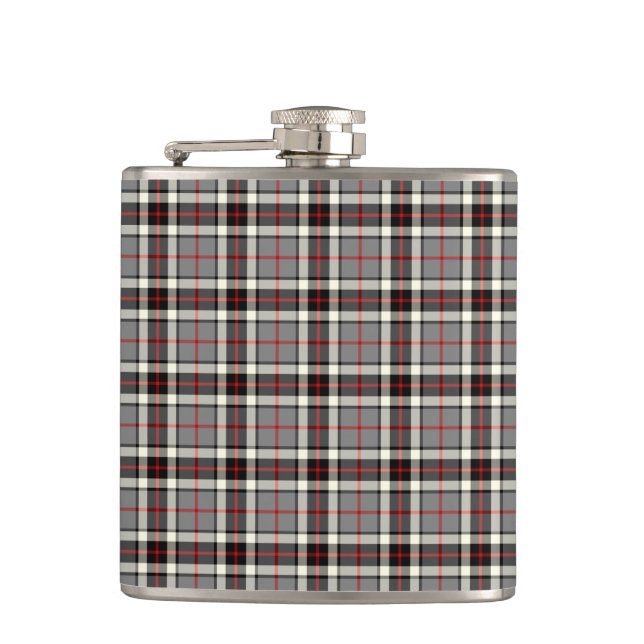 Cantil Cinza, Black e Red Thompson Clan Formal Tartan (Frente)