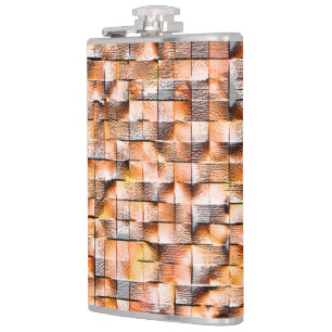 Cantil Cinza de cerâmica rugosa laranja com falhas, virt