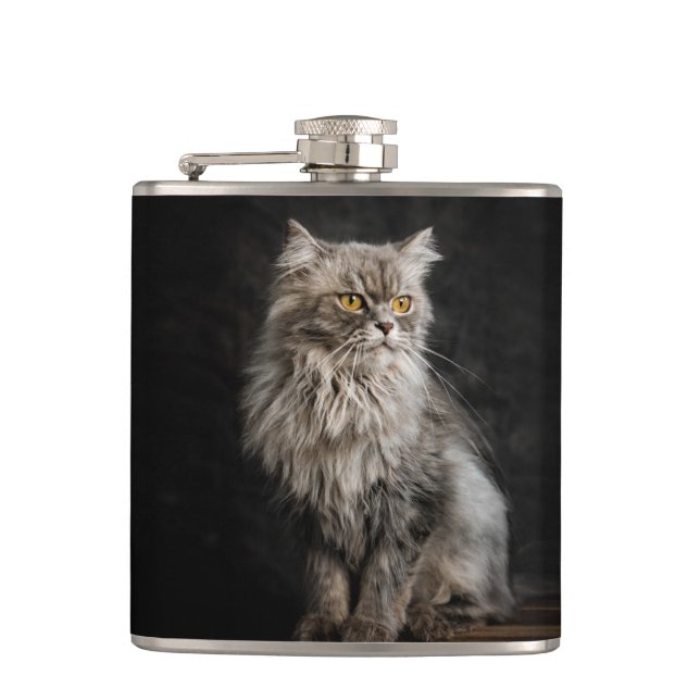 Cantil Cinza Fluffy Cat (Frente)