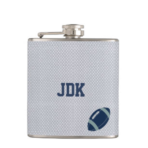 Cantil Cinza Sports Jersey Football Flask