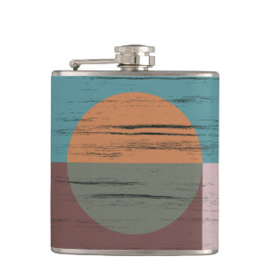 Cantil Círculo Laranja E Verde