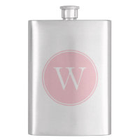 Círculo Rosa Monogramado com Anel