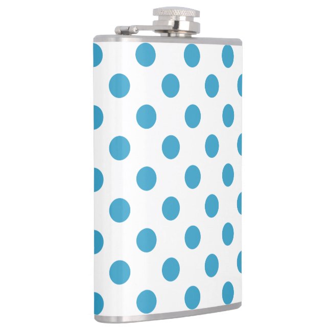 Cantil Círculos Bolinhas Azuis de Peacock (Direita)