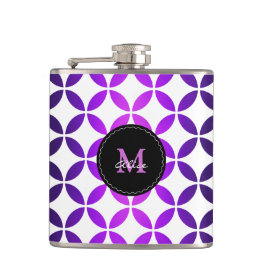 Cantil Círculos e diamantes abstratos elegantes brancos