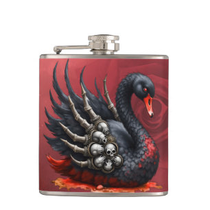 Cantil Cisne Negro de Ossos – Elegância Gótica