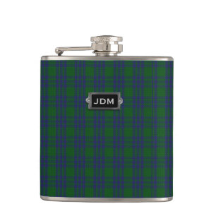 Cantil Clã Montgomery Xadrez de Tartan Monogramas