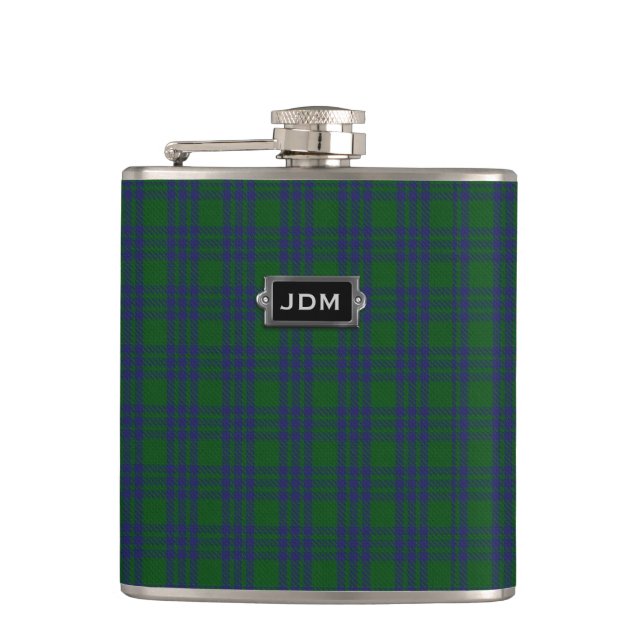 Cantil Clã Montgomery Xadrez de Tartan Monogramas (Frente)