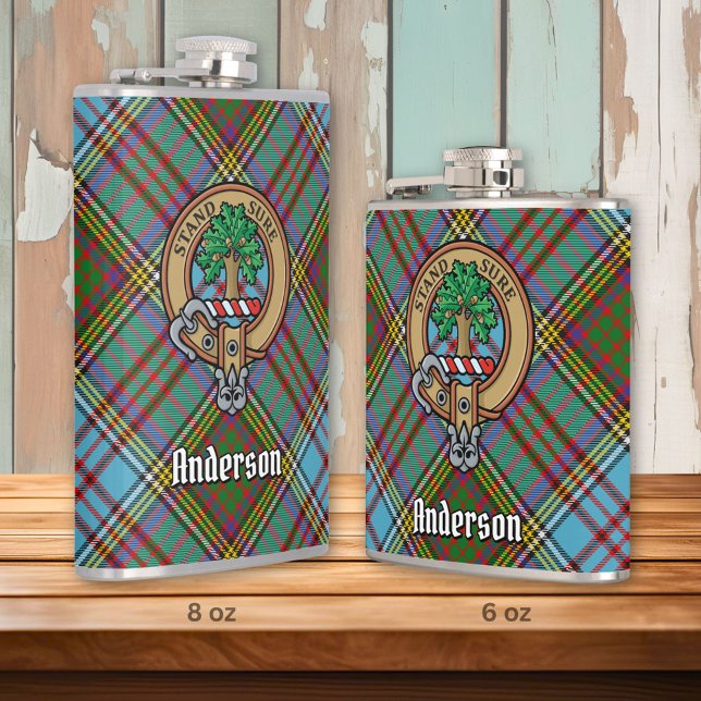 Cantil Clan Anderson Crest Flask (Criador carregado)