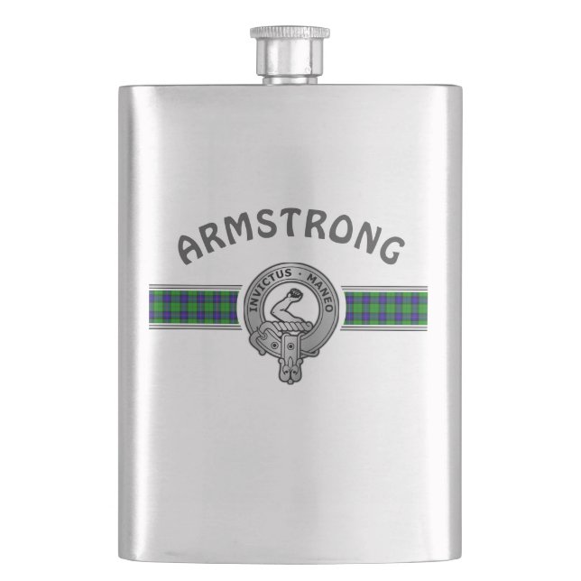 Cantil Clan Armstrong (Editar) Crest & Tartan (Frente)