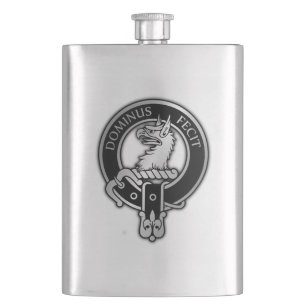 Cantil Clan Baird Crest Flask