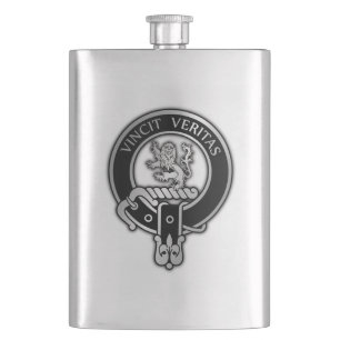 Cantil Clan Baxter Crest Flask