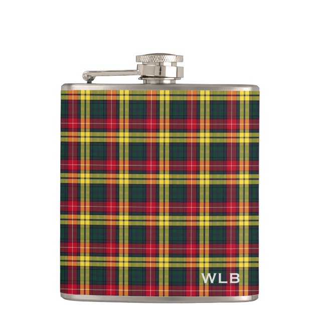 Cantil Clan Buchanan Tartan Monograma (Frente)