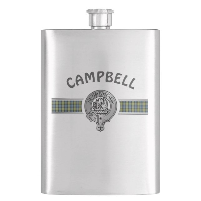 Cantil Clan Campbell (Editar) Crest & Tartan (Frente)