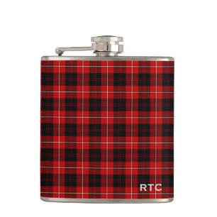 Cantil Clan Cunningham Tartan Monogrammed