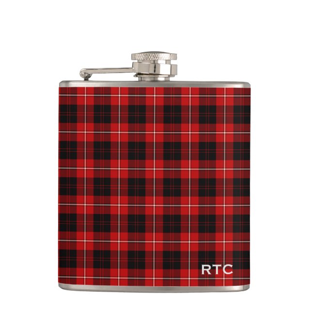 Cantil Clan Cunningham Tartan Monogrammed (Frente)