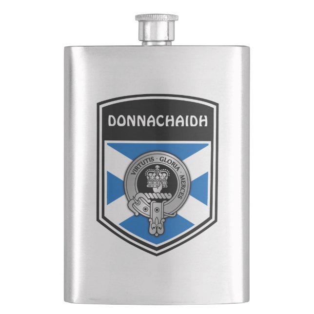 Cantil Clan Donnachaidh | Robertson Crest & Tartan (Frente)