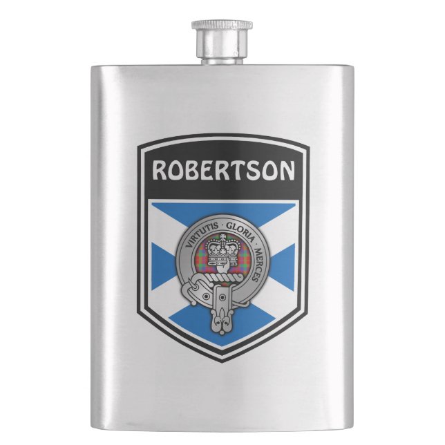 Cantil Clan Donnachaidh | Robertson Crest & Tartan (Frente)