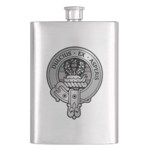 Cantil Clan Ferguson Crest & Dress Tartan Flask
