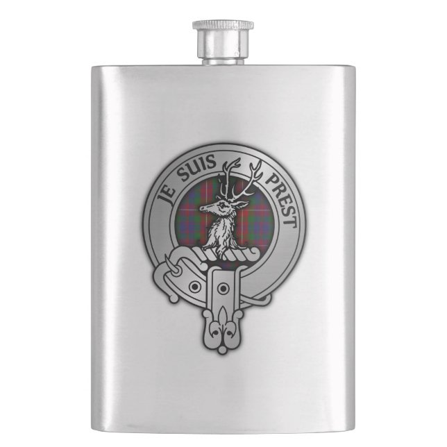Cantil Clan Fraser de Lovat Crest & Tartan (Frente)