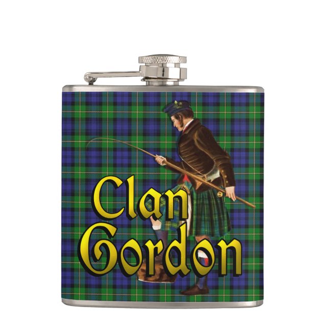 Cantil Clan Gordon Old Scotland Flask (Frente)